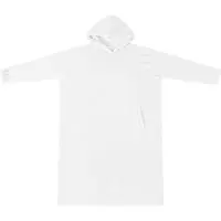 vidaXL Deken hoodie Wit L Flanel