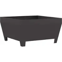 vidaXL Vuurkom Zwart 80 x 80 x 43 cm weervast staal
