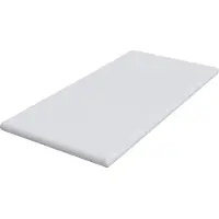 vidaXL Matras Topper Wit 90 x 190 cm Jacquard Stof