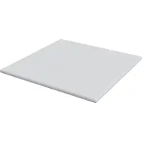vidaXL Matras Topper Wit 200 x 200 cm Jacquard Stof