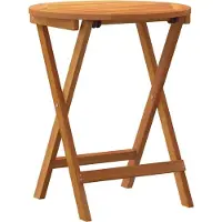 vidaXL Tuin Tafel Naturel 60 x 60 x 72 cm Massief Acacia Hout