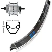 Winora Exal Zx 19 Qr Dynamo Shimano Dh3d32 Voorwiel
