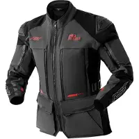 Rapid Suspension Technology RST Pro Series Adventure, waterdichte motorfietsjas van textiel, grijs/zwart, maat M