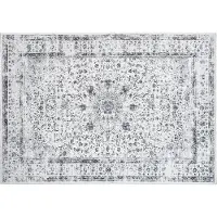 TecTake - Vintage design tapijt - laagpolig vloerkleed - Aliya - 240cm x 340cm - grijs