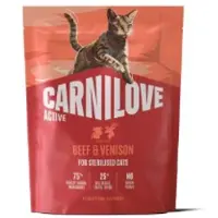 Carnilove ACTIVE - Cat - Beef & Venison for Sterilised Adult All Breeds 400g