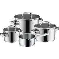 WMF Function 4 Advanced - Pannenset - 4-delig - Inductie - Met Deksel - RVS - Geschikt voor alle warmtebronnen
