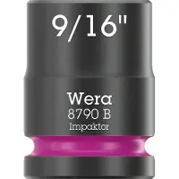 Wera 8790 B Impaktor-dop met 3/8"-aandrijving, 9/16" x 30 mm - 05005519001