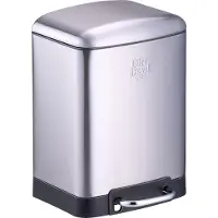 Dirt Devil Pedaalemmer | | 6 liter (Gedempt deksel, RVS, Zilver)