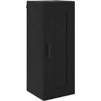 vidaXL Wandkast Zwart Eiken 34,5 x 34 x 90 cm Bewerkt hout