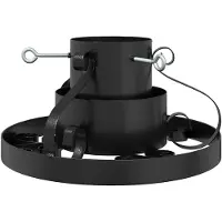 vidaXL Kerstboomstandaard Zwart 40 x 40 x 21 cm Staal