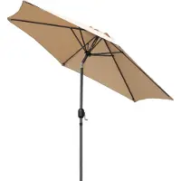 Angel Living Parasol Ø250 cm - Kantelbaar - Beige