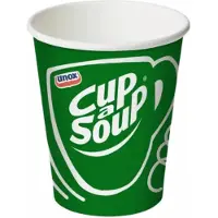 Unox Cup-a-Soup Bekers 175 ml – 50 stuks – Kartonnen bekers