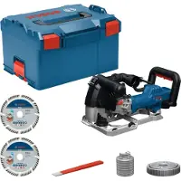 Bosch GNF20-40 Muurfrees (2x diamantschijf, vulringen, opnamefles, snelspanmoer, scheidingstool) - 06016C5100