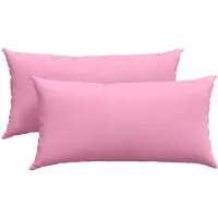 vidaXL Zitkussens 2 st Stof Roze 80 x 40 cm