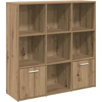vidaXL Boekenkast 98x29x97,5 cm bewerkt hout artisanaal eikenkleur