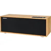 Thomson Bluetooth-regelluidspreker, Cosy-serie, model WS702, houten behuizing, bruin, artikelnummer TH388176