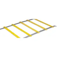 Umbro Loopladder - 4 Meter - Speed Ladder - Agility Ladder - Voetbal Trainingsmateriaal - Incl. Grondpinnen en Opbergtas - Geel