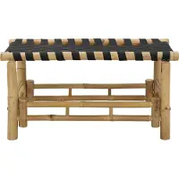 vidaXL Tuinbank 80 x 38 x 40 cm Bamboe Naturel Rechthoekig