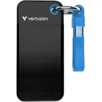 Verbatim External SSD - - Pocket - 2TB - Black / Blue