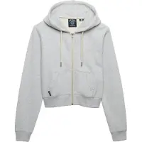 Superdry Sweatvest 'Essential' lichtgrijs
