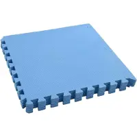 vidaXL Zwemgrondmat 6 st Blauw 2,16 ㎡ EVA Schuim