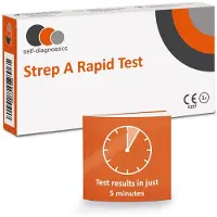Self-Diagnostics Strep A – streptokokken antigeentest met keeluitstrijkje 1 St