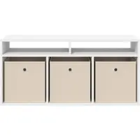 vidaXL Laagkast met lade Wit 102 x 32 x 48,5 cm