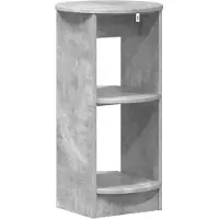 vidaXL Bijzetkast Beton Grijs Geconstrueerd hout