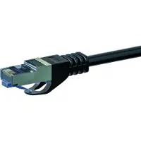 Dsit CAT6a S/FTP (PIMF) patchkabel - 2 meter zwart - netwerkkabel - internetkabel - UTP kabel - RJ45 - 10000 mbit/s