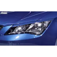 RDX Racedesign Koplampspoilers Seat Leon 5F SC/5-deurs/ST 2013- (ABS) voor o.a. SEAT