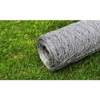 vidaXL Kippengaas 25x0,75 m gegalvaniseerd staal zilverkleurig