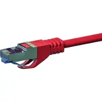 Dsit CAT6a S/FTP (PIMF) patchkabel - 2 meter rood - netwerkkabel - internetkabel - UTP kabel - RJ45 - 10000 mbit/s