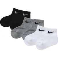 Nike Kids Ankle 3 Pack Sokken Unisex - Wit - Maat 23.5 - 27