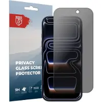 Rosso Privacy Screen Protector Geschikt voor iPhone 17 Pro Max - 9H Gehard Glas - Case Friendly Tempered Glass - Eenvoudige Installatie