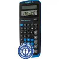 Texas Instruments TI-30 ECO RS Zakrekenmachine Zwart Aantal displayposities: 10 werkt op zonne-energie (l x b x h) 153 x 79 x 15 mm