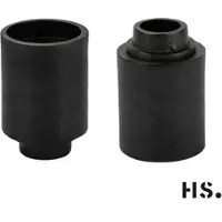 Home Society - Kaarsenhouder - Waxinehouder - Julia - Zwart - Metaal 14 cm hoog