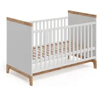 VitaliSpa Babybed Malia Wit/Kunstnijverheid 70x140 cm, Model 58331