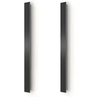 Calex Montevia Villa Wandlamp - Buitenverlichting - Warm Wit Indirect licht - LED - Waterdicht - 100 cm - Zwart - 2-Pack