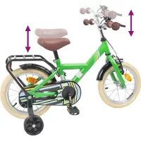 vidaXL Kinderfiets 16 Inch voor 4-6 jaar oud Groen