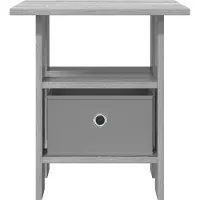 vidaXL Nachtkastje Grijs Sonoma 41 x 40 x 45 cm Bewerkt hout