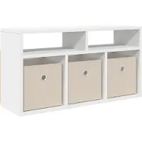 vidaXL Laagkast met lade Wit 72 x 22,5 x 38 cm
