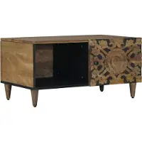 vidaXL Salontafel Bruin 80 x 50 x 40 cm Massief Mango Hout