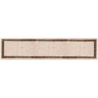 vidaXL Tapijt Runner MARSA Zwart 100 x 450 cm Polyester en PVC