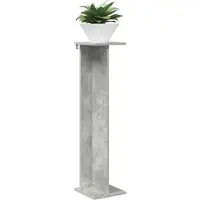 vidaXL Plantenstand Betongrijs 25 x 25,5 x 100,5 cm Bewerkt hout