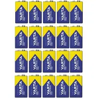 Varta - R9V R-9 6LR61 9V R-9 alkalinebatterijen - 20 stuks