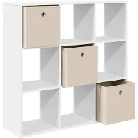vidaXL Dressoir, wit, 102 x 31 x 99,5 cm