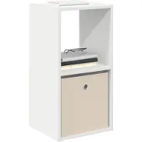 vidaXL Nachtkastje 2 st Wit 35 x 32 x 68,5 cm Bewerkt hout