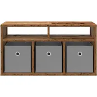 vidaXL Laagkast met lade Oudhout 72 x 22,5 x 38 cm
