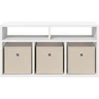 vidaXL Laagkast met lade Wit 72 x 22,5 x 38 cm