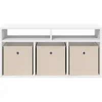 vidaXL Laagkast met lade Wit 87 x 27,5 x 43 cm